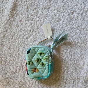 Vera Bradley Mini Bag with Fish Pattern - Aqua